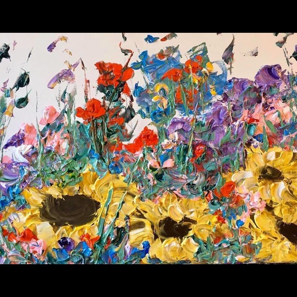 Other - 🌻🌸Summer Floral🌸🌻 original acrylic painting